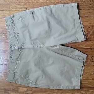 Eddie Bauer Khaki Shorts, W34 with 8.5" Inseam